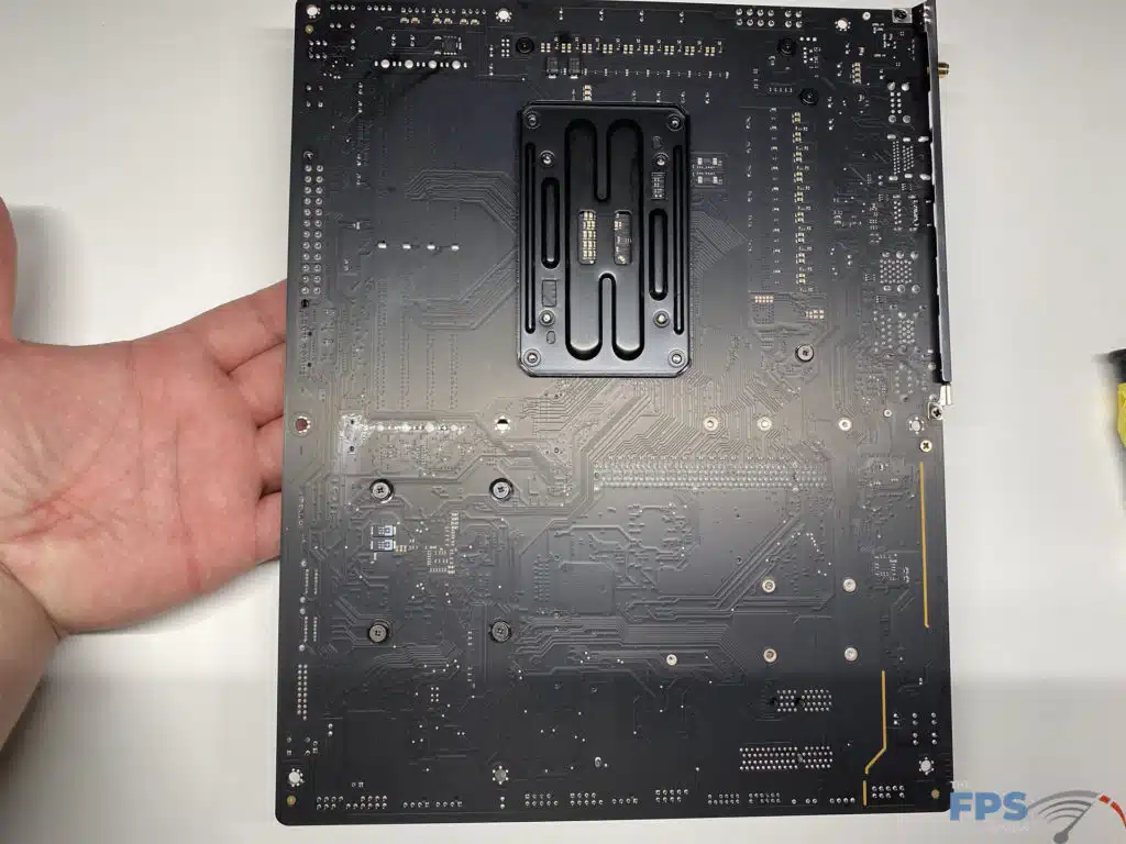 GIGABYTE B650 AERO G rear of mother board