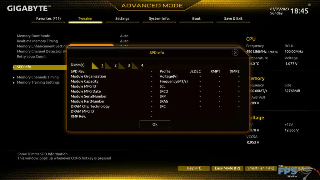 GIGABYTE Z690 GAMING X UEFI BIOS Image.