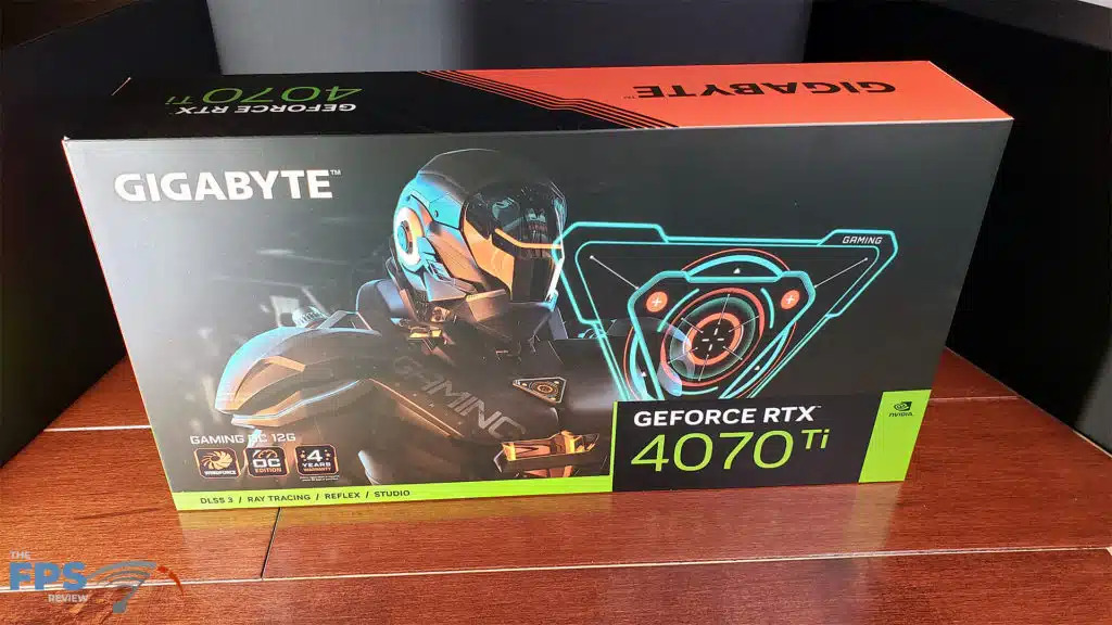 GIGABYTE GeForce RTX 4070 Ti GAMING OC: box front