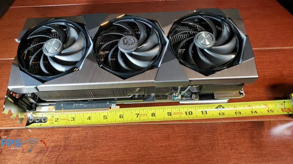 MSI GeForce RTX 4090 SUPRIM X: card measured