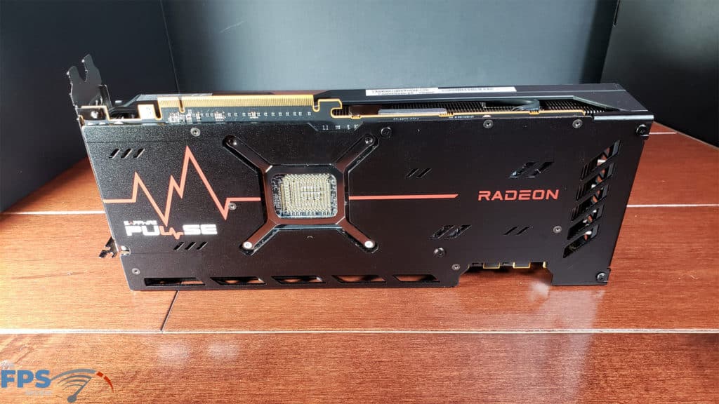 SAPPHIRE PULSE AMD Radeon RX 7900 XT: card back side