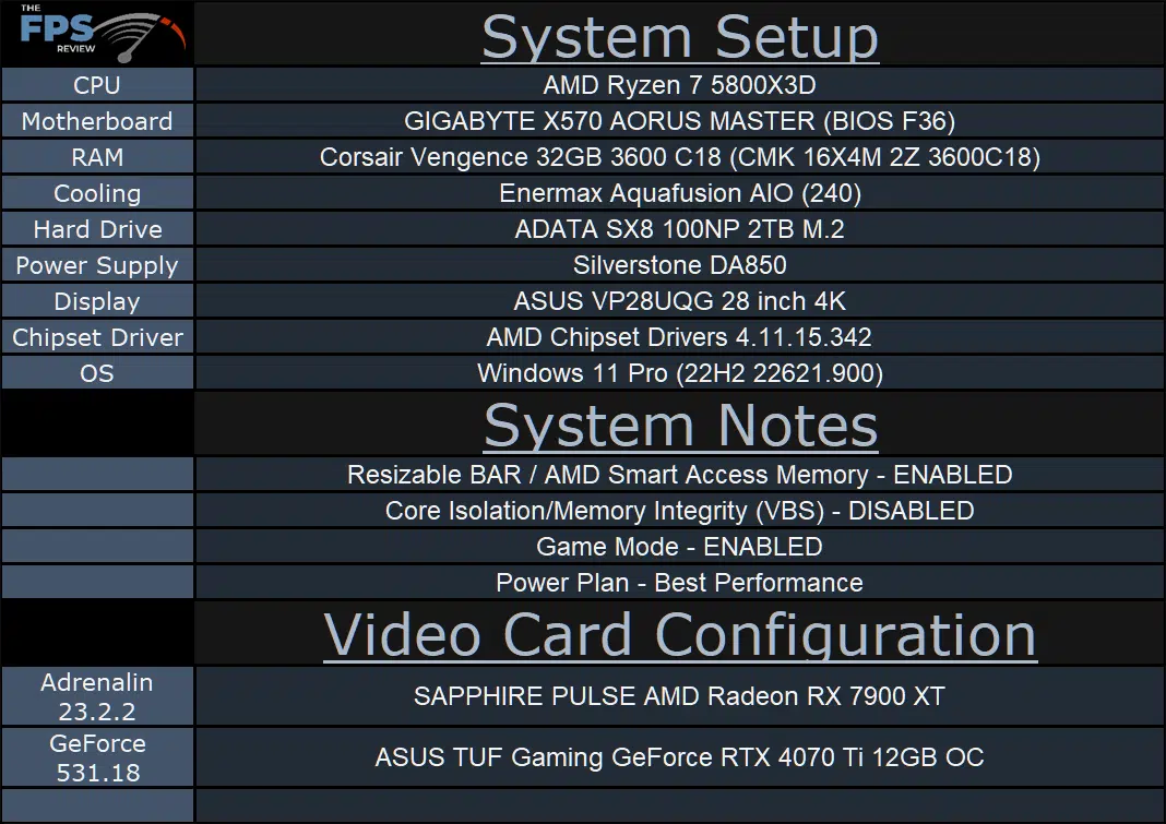 System Setup