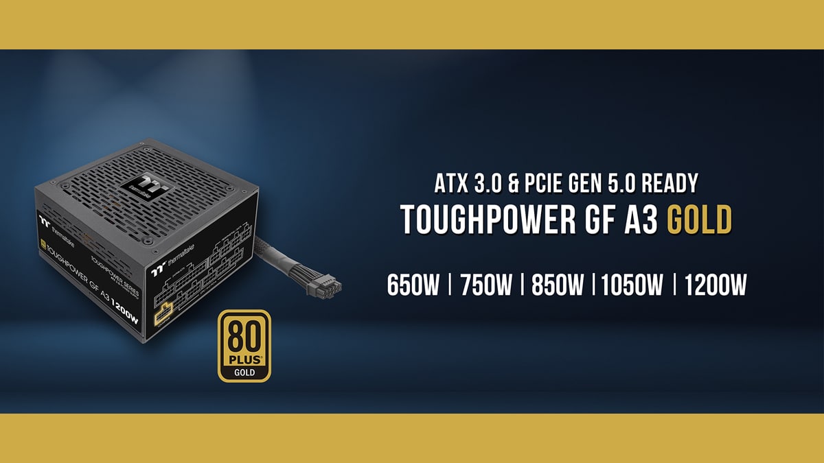 Thermaltake Unveils Toughpower GF A3 Power Supplies with ATX 3.0