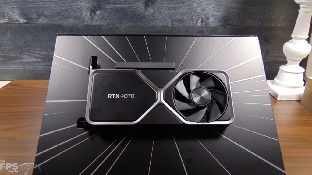 NVIDIA GeForce RTX 4070 Founders Edition Box Contents