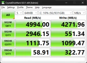 ASUS PRIME B760-PLUS D4 M.2 Test 1.