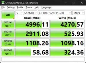ASUS PRIME B760-PLUS D4 M.2 Test 3.