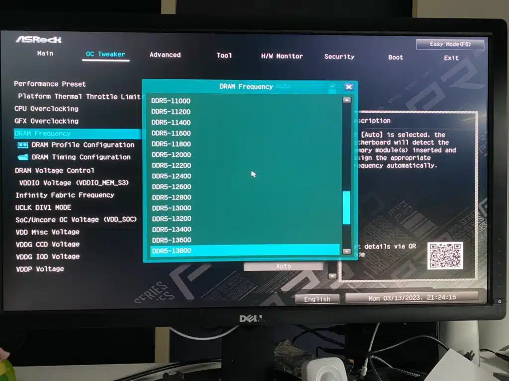 ASRock B650 Pro RS Bios