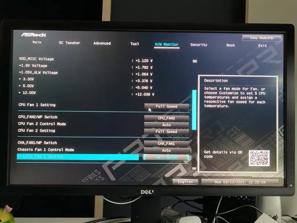 ASRock B650 Pro RS Bios