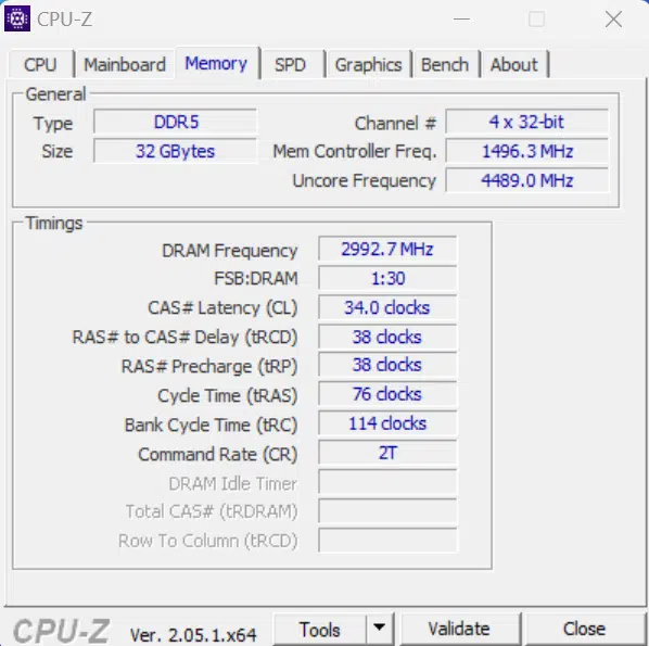 Lexar ARES RGB DDR5 32GB (2x16GB) 6000MHz Memory Intel CZPUZ Memory tab