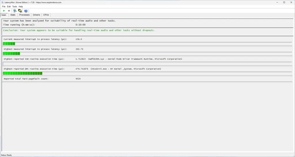 DPC Latency test image