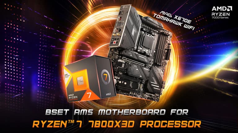 MSI Promises Up to 12% Better AMD Ryzen 7 7800X3D Gaming Performance on MSI Motherboards with Enhanced Mode Boost, High-Efficiency Mode, and Memory Context Restore
