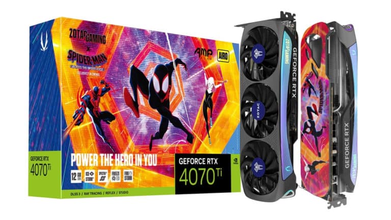 ZOTAC GAMING Outs GeForce RTX 4070 Series Spider-Man: Across the Spider-Verse Bundles