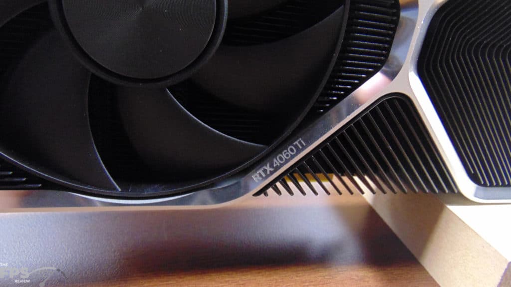 NVIDIA GeForce RTX 4060 Ti Founders Edition Closeup of Label