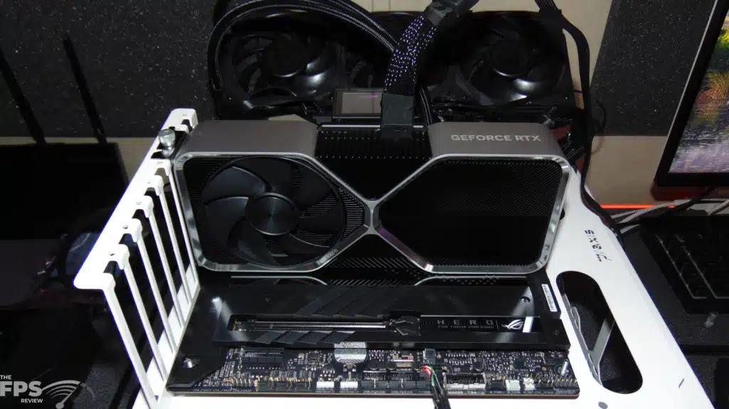 NVIDIA GeForce RTX 4060 Ti Founders Edition Installed in Computer