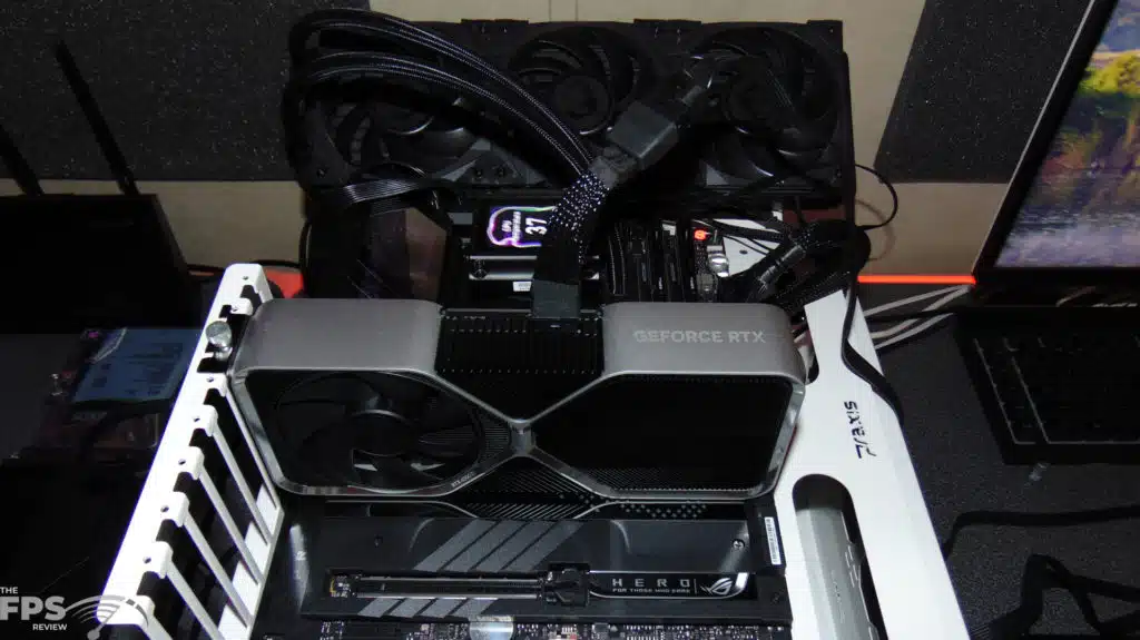 NVIDIA GeForce RTX 4060 Ti Founders Edition Installed in Computer