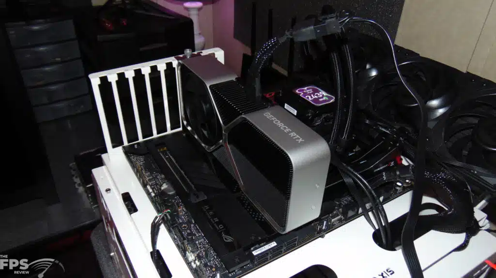 NVIDIA GeForce RTX 4060 Ti Founders Edition Installed in Computer