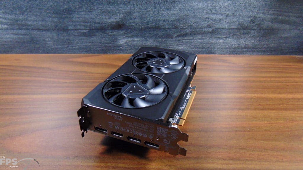 AMD Radeon RX 7600 Video Card Top View