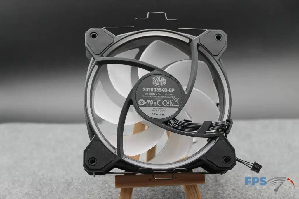 Cooler Master Hyper 622 Halo Black fan rear view