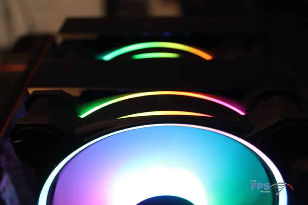 Cooler Master Hyper 622 Halo Black front halo RGB view