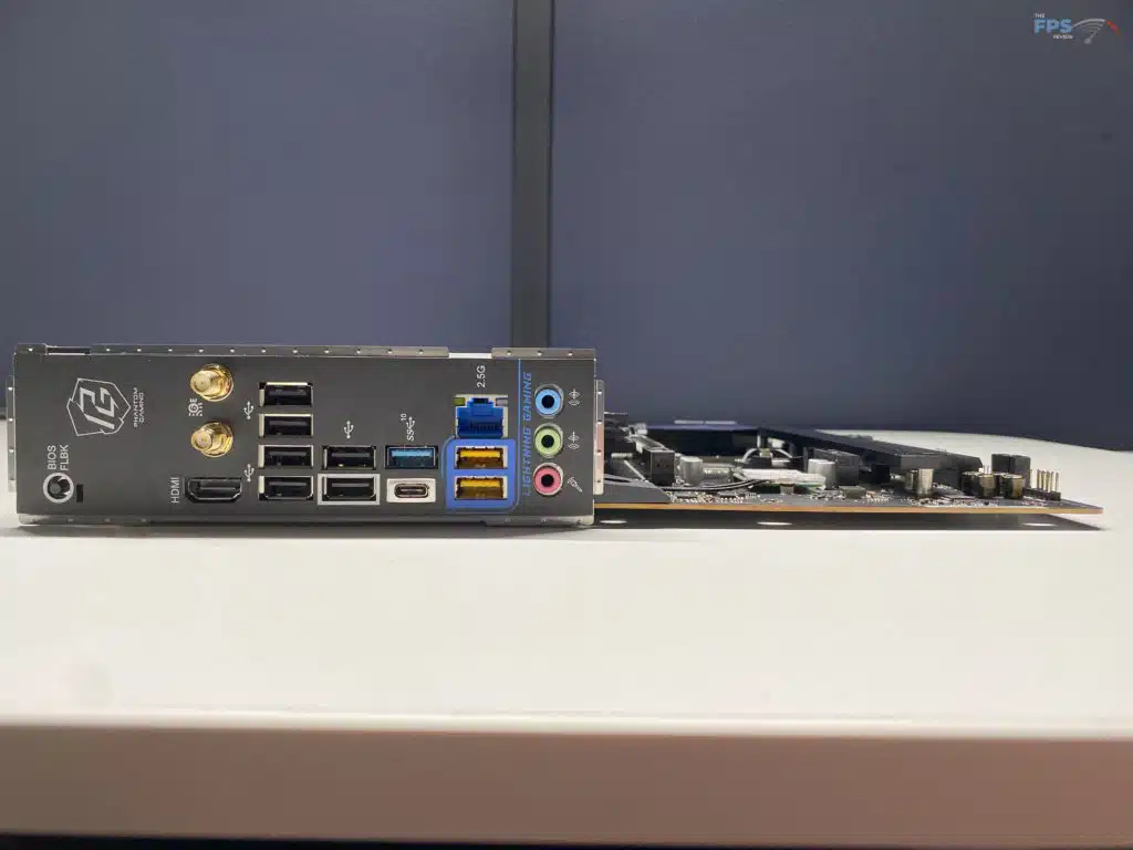 B650E PG Riptide WiFi Rear I/O