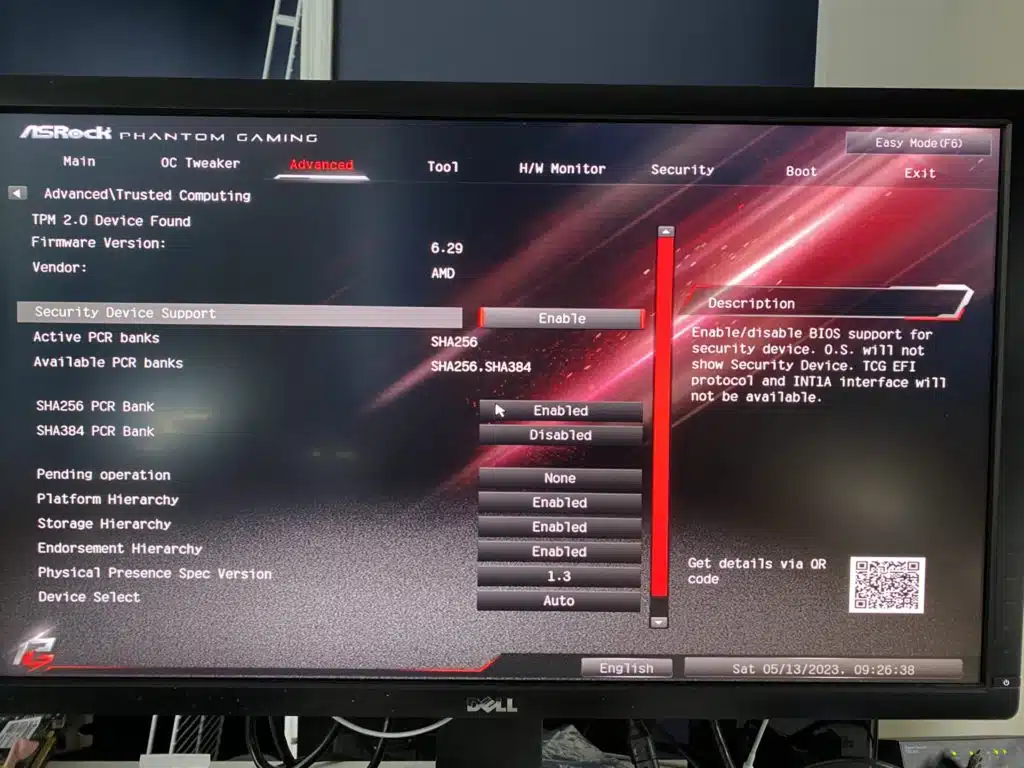 B650E PG Riptide WiFi Bios