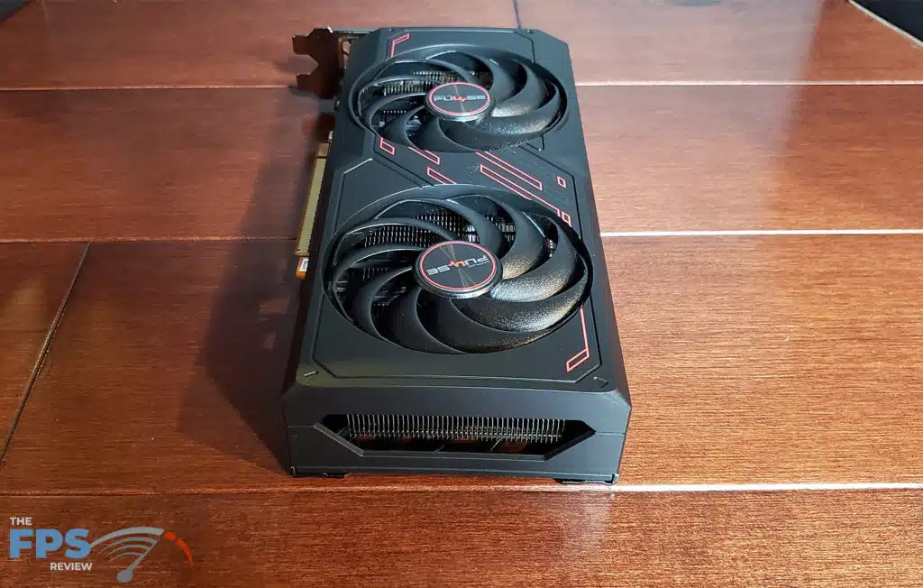 SAPPHIRE PULSE AMD Radeon RX 7600 GAMING OC Video Card: card rear