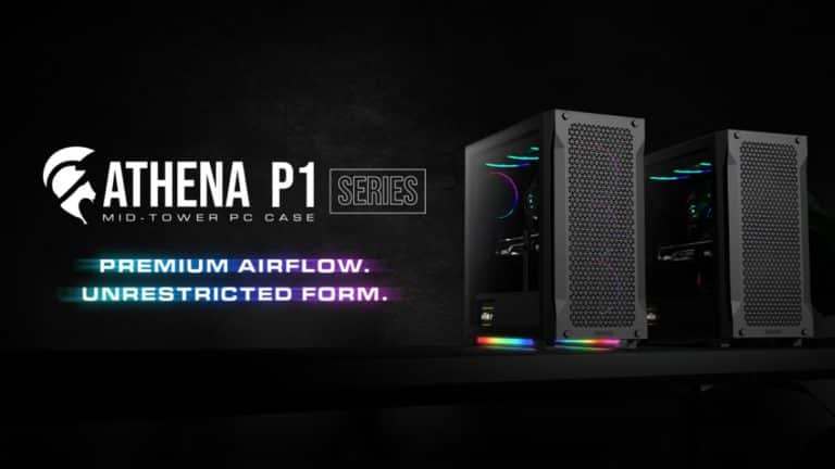GAMDIAS Unveils ATHENA P1 and P1 LITE Mid-Tower Cases Compatible with GPUs Up to 405 mm in Length