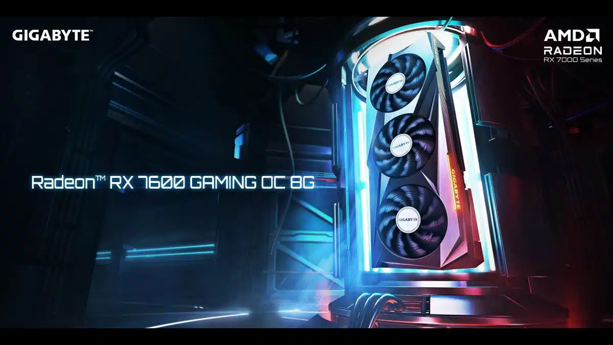 GIGABYTE Launches AMD Radeon RX 7600 GAMING OC 8G Graphics Card 