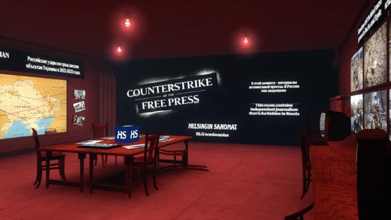 Journalists Create Counter-Strike Map with Secret Room to Deliver Ukraine War News to Russians