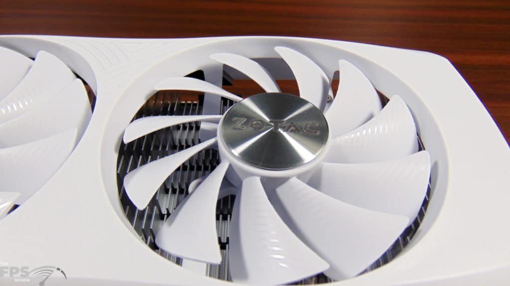 ZOTAC GAMING GeForce RTX 4060 8GB Twin Edge OC White Edition Right Fan