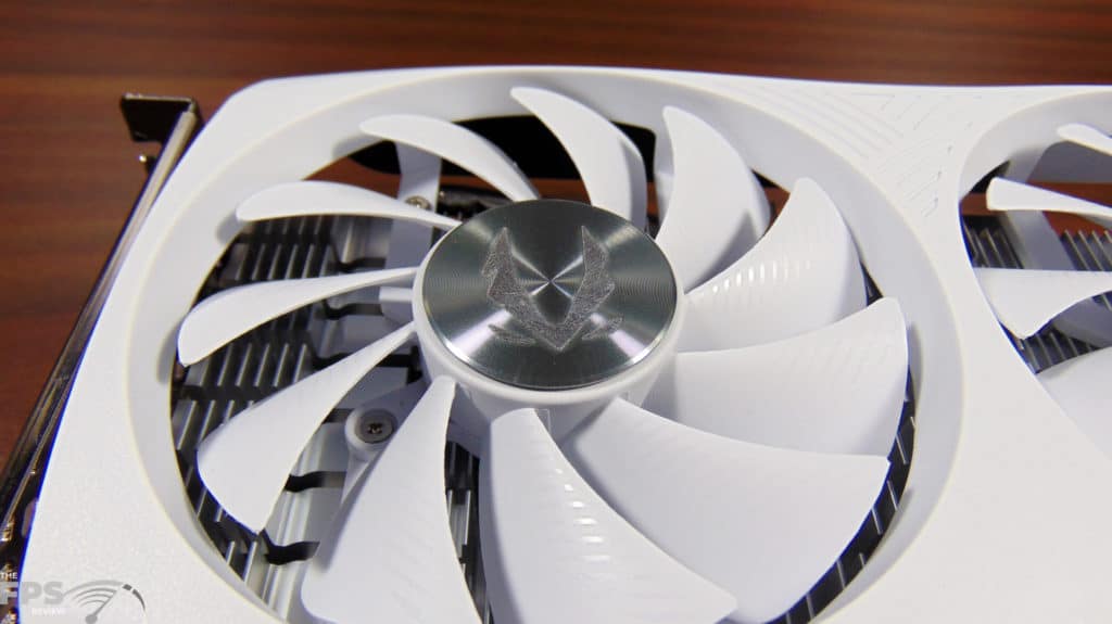 ZOTAC GAMING GeForce RTX 4060 8GB Twin Edge OC White Edition Left Fan
