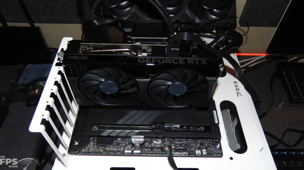 ASUS Dual GeForce RTX 4060 OC Edition Installed in Computer