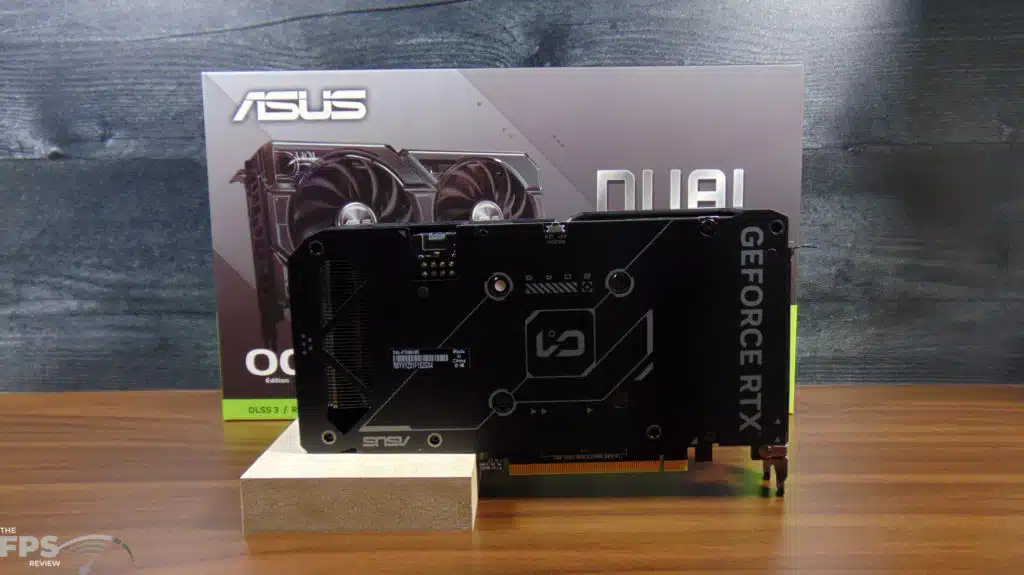 ASUS Dual GeForce RTX 4060 OC Edition Back View
