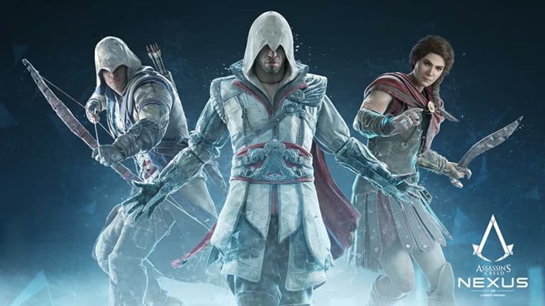 Assassin’s Creed Nexus VR Stars Kassandra, Connor, and Ezio Auditore da Firenze