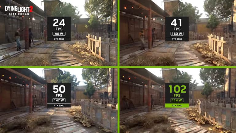 NVIDIA Reveals GeForce RTX 4060 Is Up to 1.7x Faster Than GeForce RTX 3060, as Dying Light 2 Gaming Power Comparison Video Shows Off Its Efficiency
