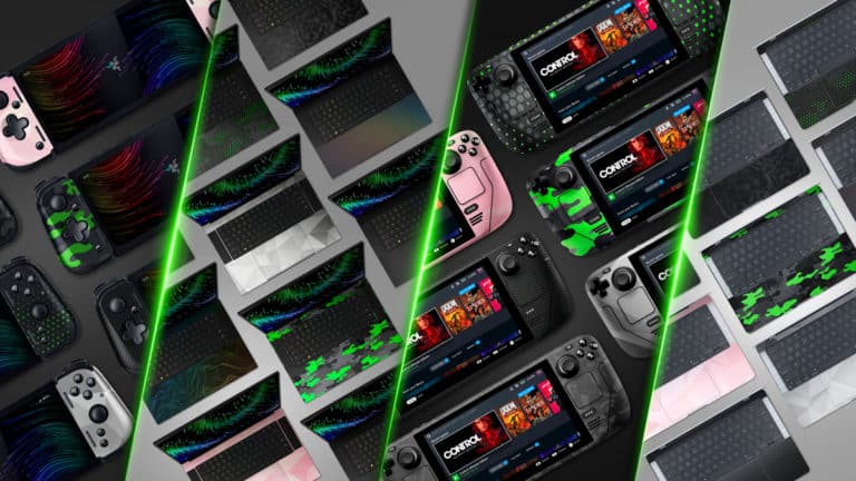 Razer Skins for Steam Deck, PS5, Xbox Series X|S, Apple MacBooks, and Other Devices Are Now Available