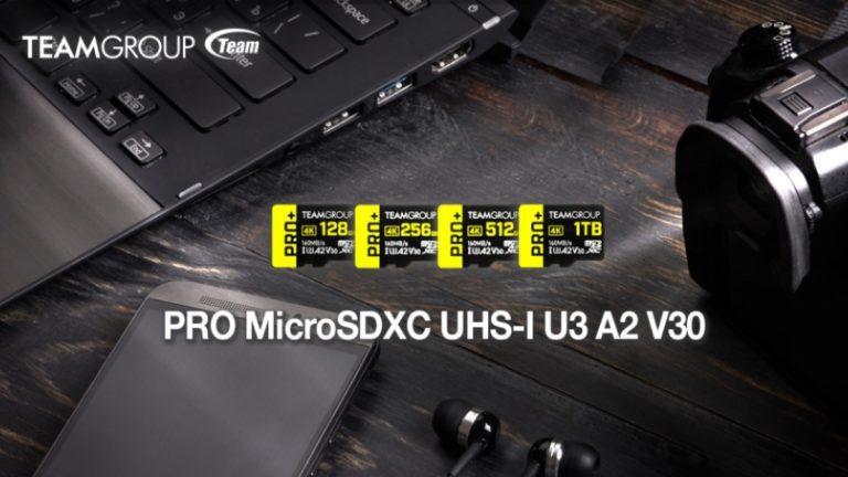 TEAMGROUP Announces PRO+ MicroSDXC UHS-I U3 A2 V30 Memory Cards with Read/Write Speeds Up to 160/110 MB/s