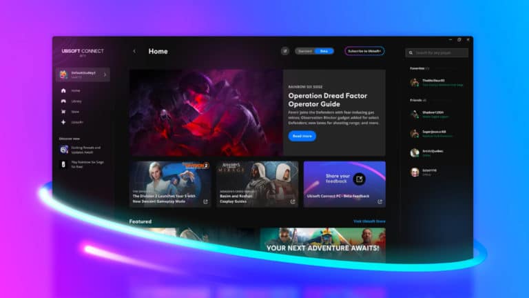 Ubisoft Connect PC Beta Launches with Major New Features, including a More Navigable Library