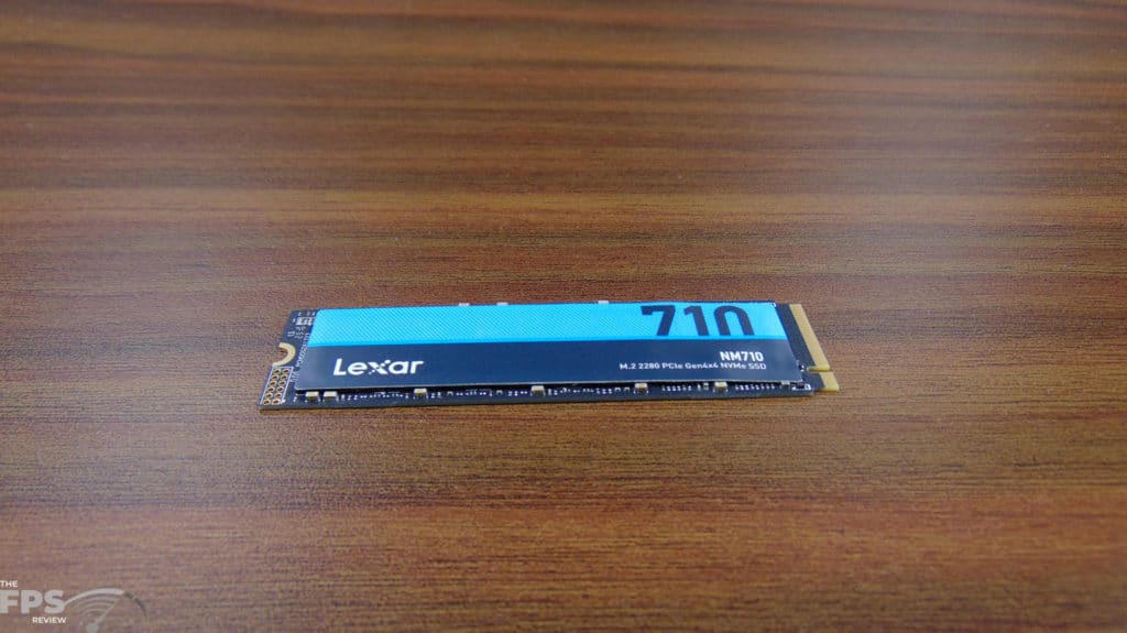 Lexar NM710 1TB PCIe Gen4 M.2 NVMe SSD Top View