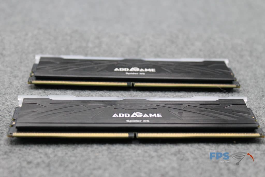 AddGame Spider X5 RGB 32GB (2x16) 6400MHz Memory overhead angle view