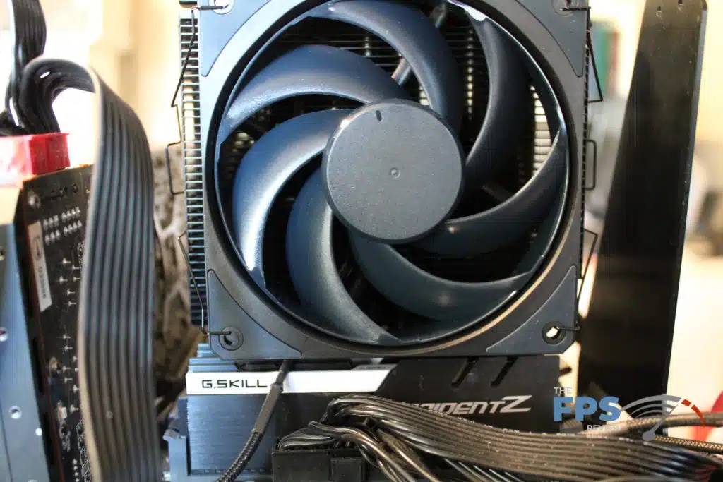 Cooler Master MASTERAIR MA824 STEALTH installed in our test rig