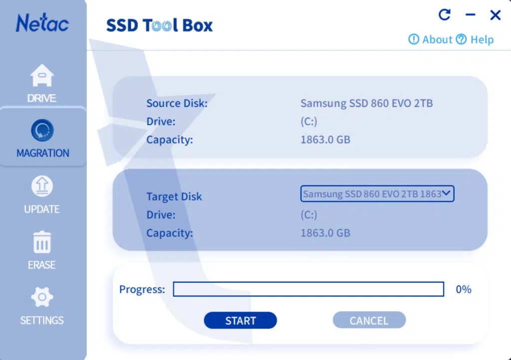 Netac NV7000-t 1TB PCIe Gen4 M.2 NVMe SSD SSD Toolbox