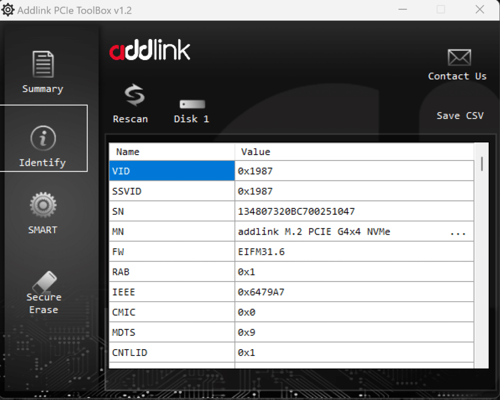 addlink ssd toolbox