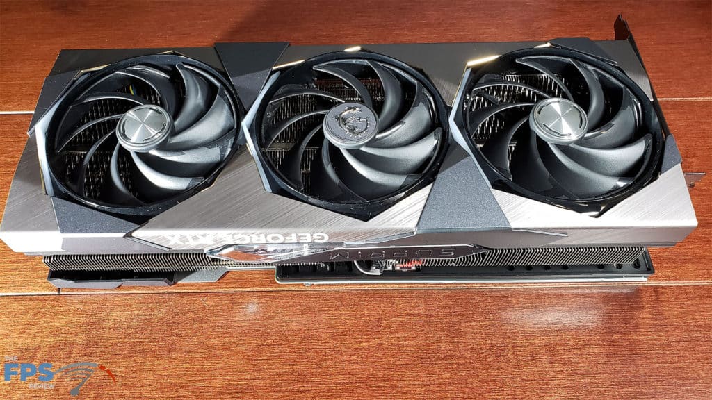 MSI GeForce RTX 4070 Ti SUPRIM X 12G: card, TORX fans