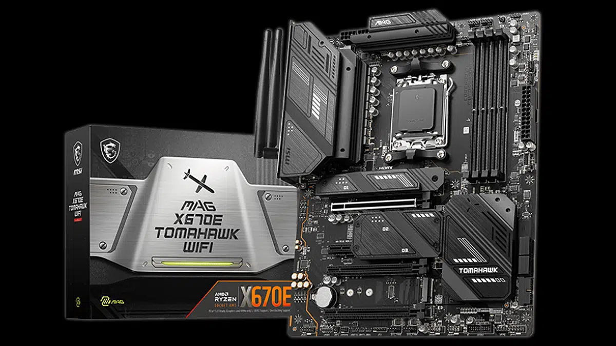 Used MSI MAG X670E Tomahawk WiFi Gaming Motherboard - AM5 DDR5 PCIe 5.0 ATX (No Brackets)