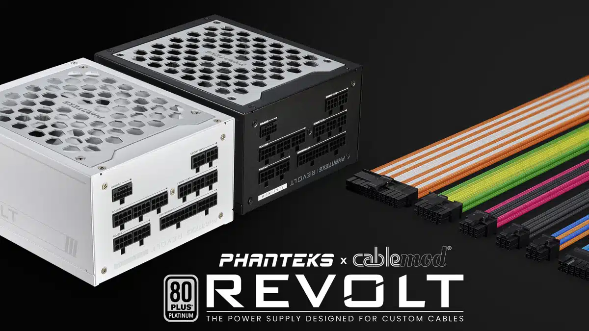 Phanteks Announces Revolt Platinum (1000W/1200W) and Titanium (1600W