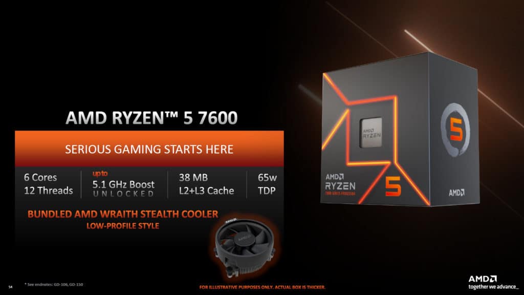 AMD Ryzen 7000 Desktop Processors Press Deck - AMD Ryzen 5 7600