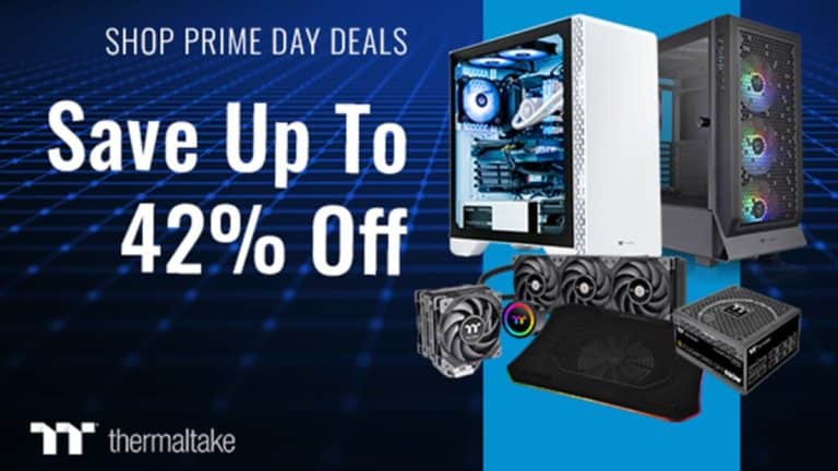Thermaltake Celebrates Amazon Prime Day 2023 with Deals of Up to 42% Off