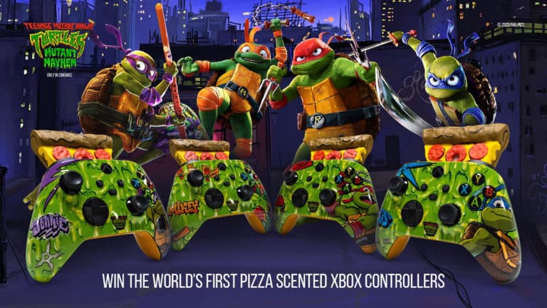 Xbox Unveils Pizza-Scented TMNT: Mutant Mayhem Controllers
