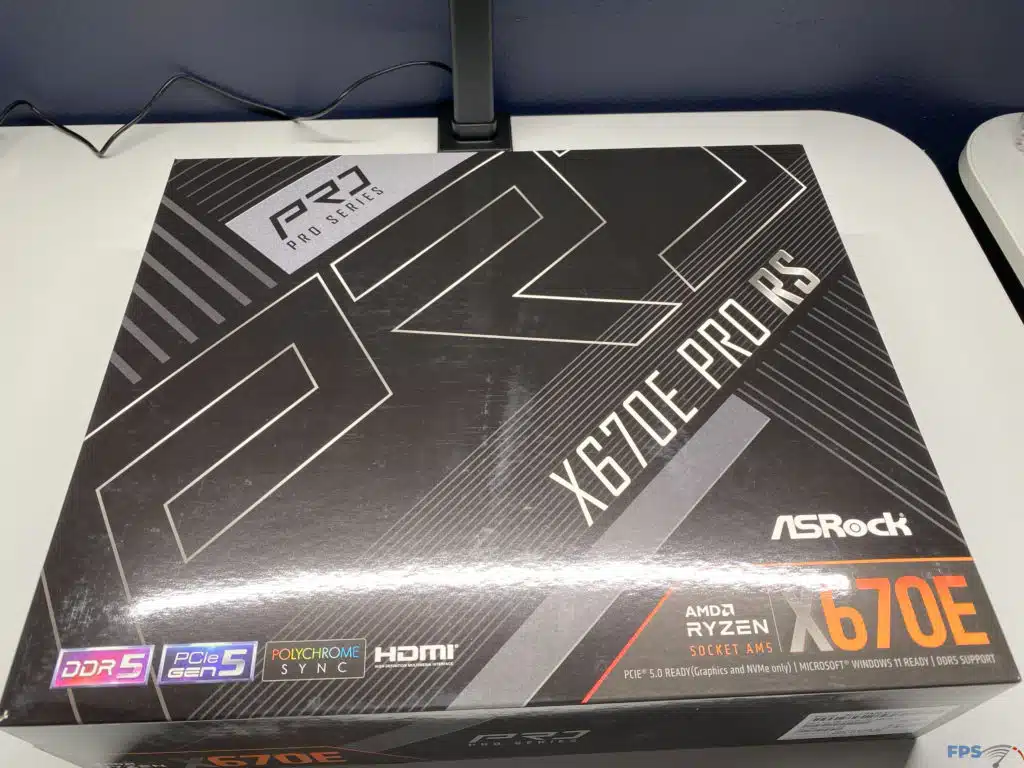 ASrock X670E Pro RS Box Front
